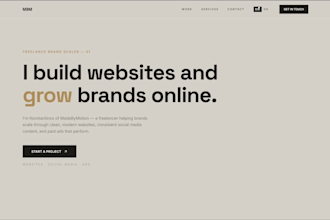 build a premium bilingual english and greek website