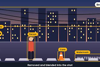 remove object from video, like wires or text