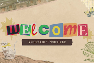 write creative video scripts for social media