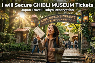 book ghibli museum tickets, ghibli park, pokemon cafe and japan reservations