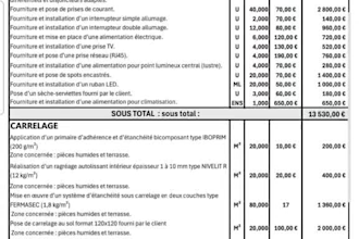 creer vos devis excel pour batiment et maconnerie