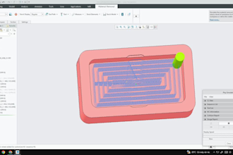cnc ready cam toolpath for 3 axis cnc milling