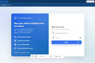 build admin dashboard panels with react API integration