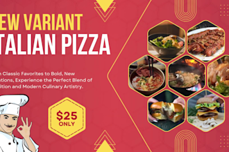 modern restaurant cafe branding menu flyer social media food post design