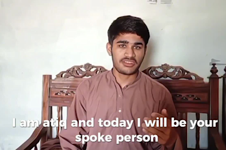 be your natural spokesperson in english urdu hindi