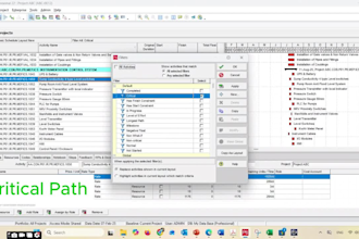 develop expert primavera p6 schedules