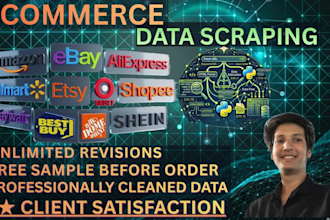 do product scraping and review scraping from ecommerce sites