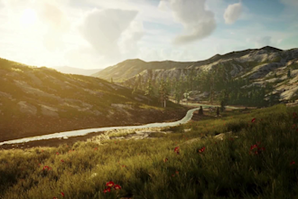 design unreal engine landscape, terrain, heightmap for open world games