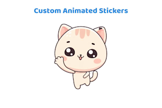 create cute animated stickers and gifs for your brand