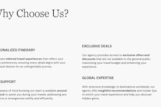 provide expert travel consultation for luxury and budget plans