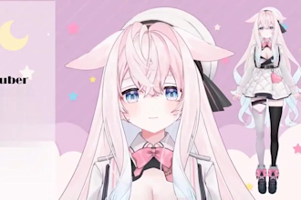 design custom live2d vtuber models, rigging, animation and streaming avatars