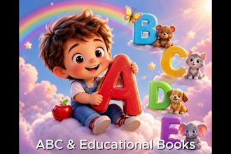 create professional 3d children book illustrations