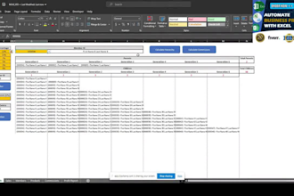 automate excel tasks using vba macros, dashboards, user forms and reports