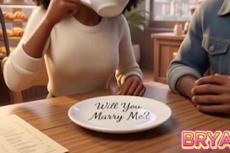 3d pixar ai romantic storytelling 3d pixar ai proposal video 3d ai love story