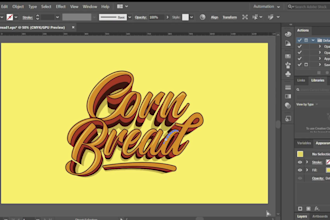 design a modern custom logo and font design