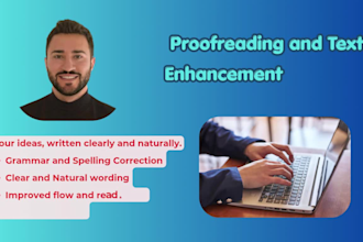 proofread edit and improve texts