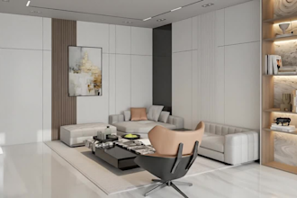 create modern apartment interior design with 3d visualization