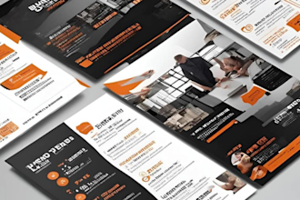 digital flyer trifold brochure design bifold brochure event flyer menu redesign
