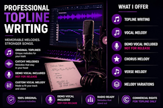 write a topline and demo vocal