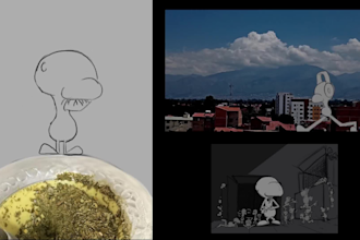 make 2d animation loop for games or social media
