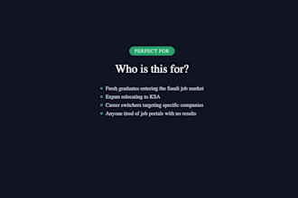 provide verified HR and recruiter email addresses from saudi arabia