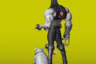 3d character sculpt miniature sculpture 3d model sculpting for 3d printing