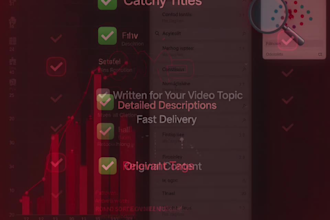 write viral SEO youtube titles descriptions and tags