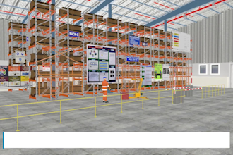 create realistic 3d architectural animation and warehouse walkthrough video