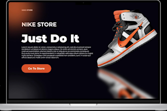 design a modern landing page UI