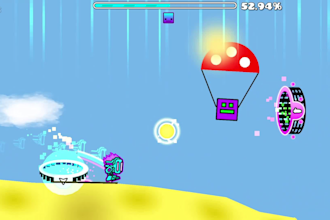 make a geometry dash level