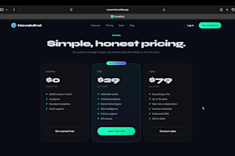 build a responsive landing page