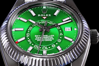 make high quality 3d watch modeling and realistic renders with animation