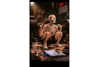 create dr data style ai skeleton animation long and short