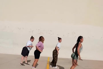 do afro, group dance video, twerk dance, choreography, tiktok