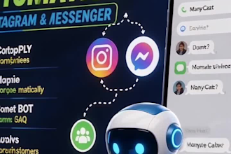 set up manychat ai automation for instagram dm and facebook messenger