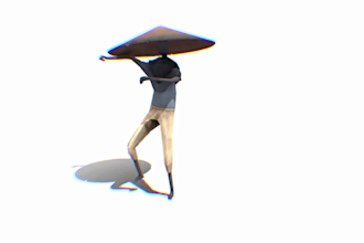 create modular stylized low poly 3d models toon style