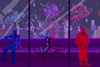 create a pixel art animation