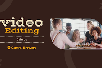 professional video editing subtitle logo text crop combine