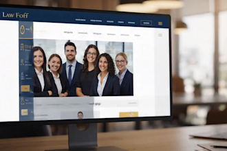 design a legal services website for lawyers and law firms