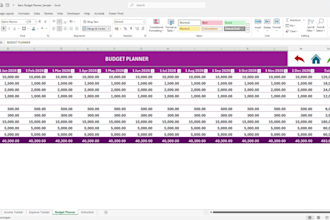 create a personal budget planner with dashboard in excel