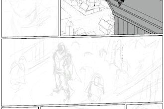 do manga page with high quality art