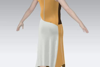 do womens dress pattern grading uk6 uk24 in clo3d