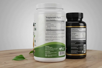 design supplement label, product label, bottle label, and packaging design