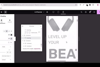 design responsive landing page for business