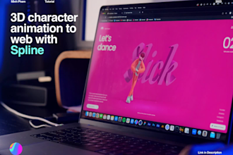 build interactive 3d webflow website, spline animation, webgl, nextjs and gsap