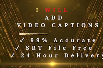 add english  captions and subtitles to your videos
