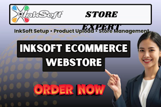 setup inksoft webstore, upload products, and manage your inksoft store