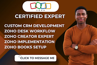 setup and customize your CRM using zoho, attio mcp,or adalo