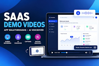 create saas product walkthrough and app demo videos with realistic ai voiceovers
