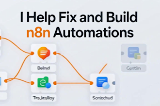 debug and fix n8n workflows, API integrations, and webhooks